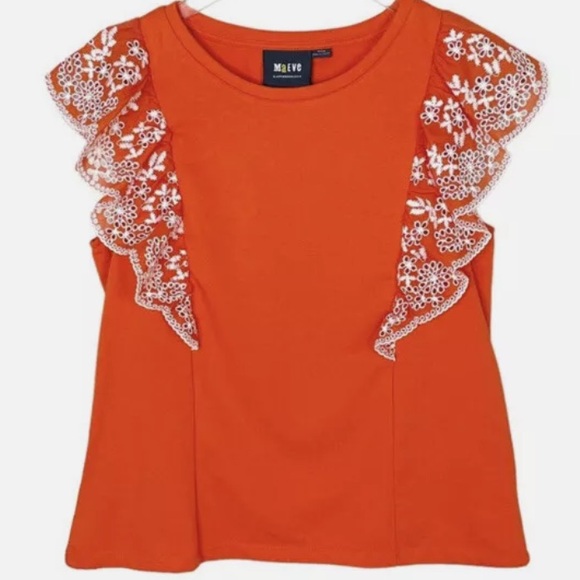 Anthropologie ruffle sleeveless top, S - Picture 3 of 7